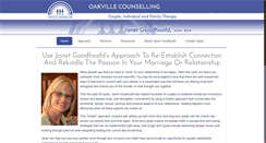 Desktop Screenshot of oakvillecounselling.com